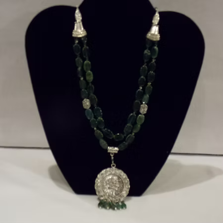 Aventurine double strand necklace