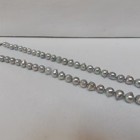 Silver Akoya Pearl Necklace